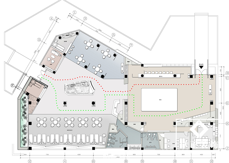 售樓部設(shè)計平面圖